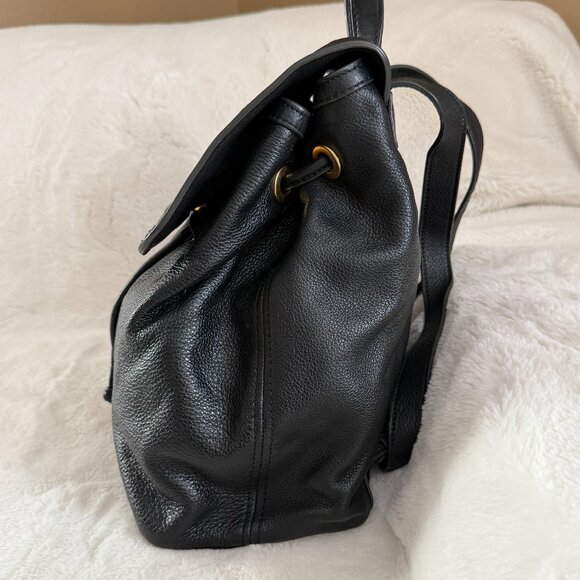 MARC BY MARC JACOBS Black Pebble Leather Backpack main image 4